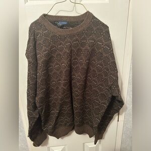 Vintage Via Torino Men's Sweater Size Large